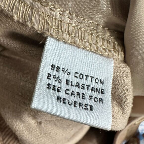 St. John Sport by Marie Gray Brown Corduroy Pants Size 12 Wide Leg High Rise - Picture 9 of 9